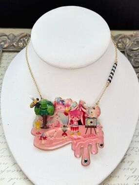 Les Nerides Candy Monster at the Funfair Necklace